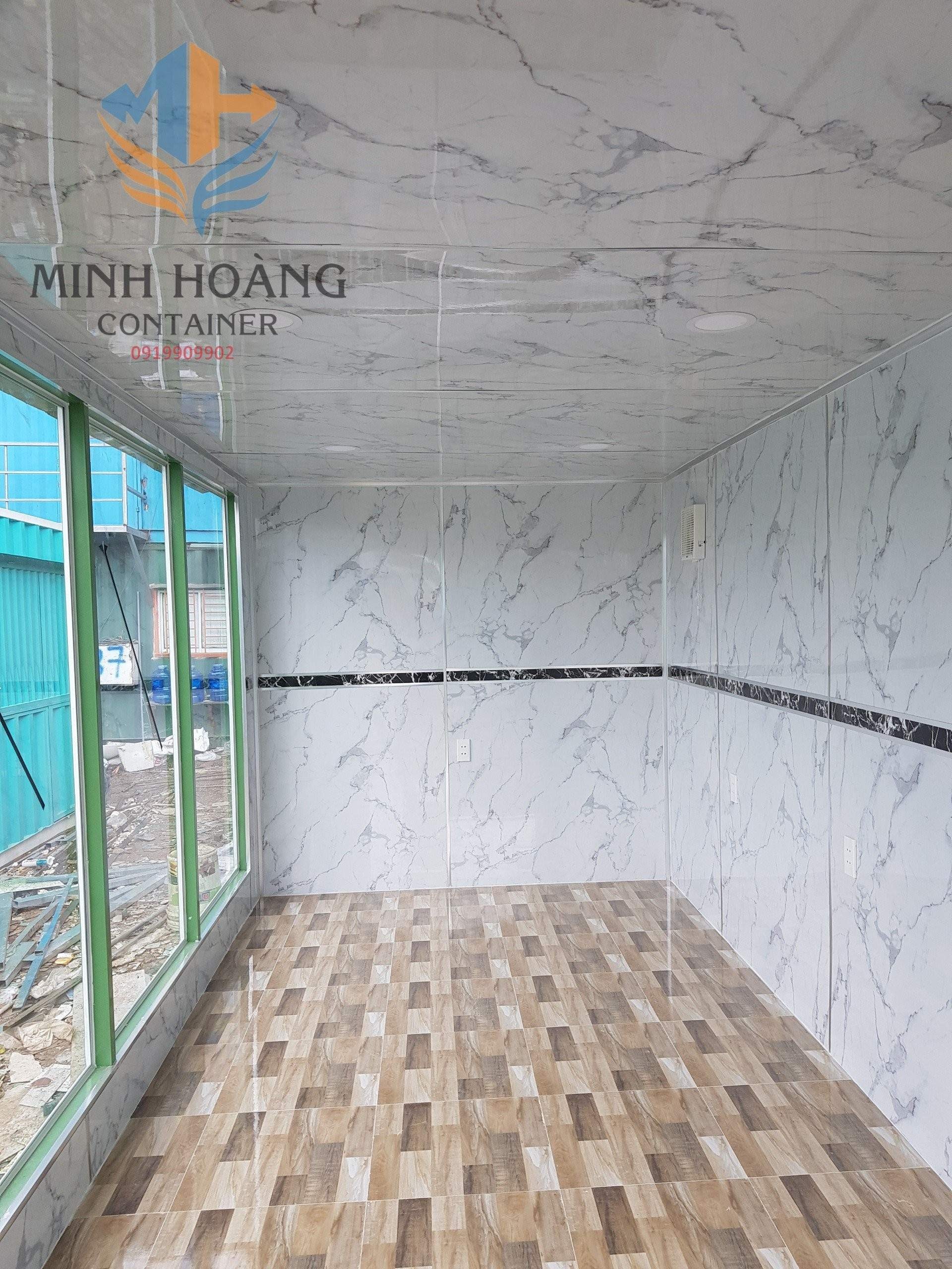 Container Văn Phòng 20 feet khung kính